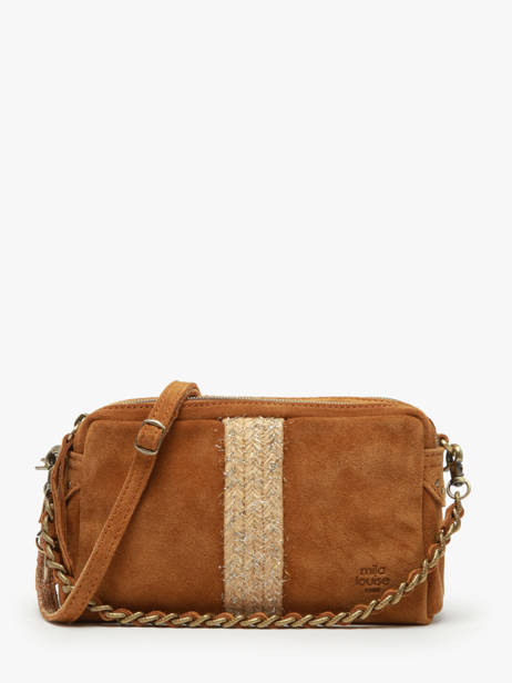 Shoulder Bag Vintage Leather Mila louise Brown vintage 2367XSV4