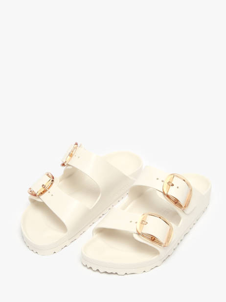 Slippers Arizona Big Buckle Birkenstock Beige women 1029651 other view 1