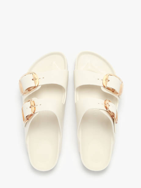 Slippers Arizona Big Buckle Birkenstock Beige women 1029651 other view 3