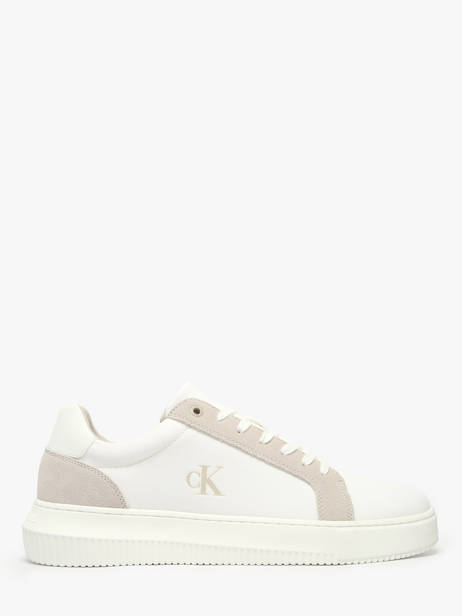 Sneakers In Leather Calvin klein jeans White men 121902S