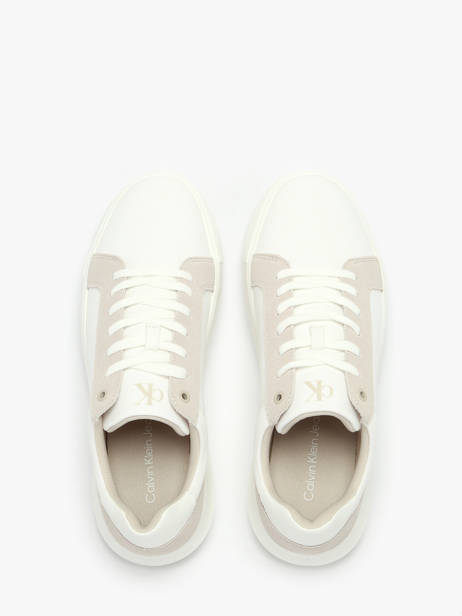 Sneakers In Leather Calvin klein jeans White men 121902S other view 3