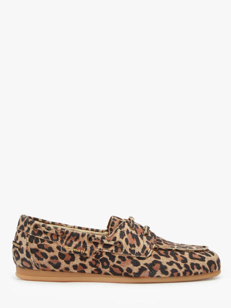 Boat Shoes In Leather Tamaris Brown women 44