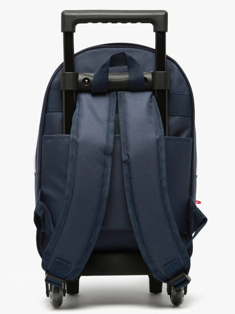 1 Compartment Wheeled Schoolbag Paris st germain Blue psg 23AP204R other view 4