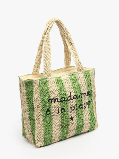 Shoulder Bag Cabas Gerard pasquier Green cabas P25032 other view 1