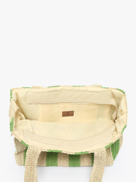 Shoulder Bag Cabas Gerard pasquier Green cabas P25032 other view 2