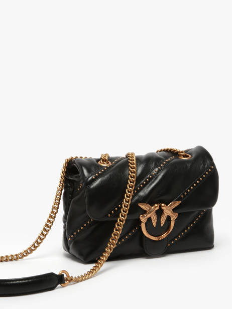 Crossbody Bag Love Bag Puff Pinko Black love bag puff A26T other view 1