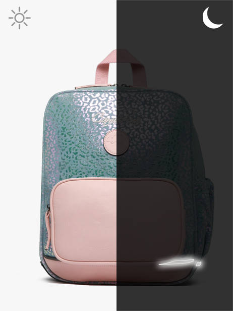 1 Compartment Backpack Cameleon Blue vintage fantasy SD33 other view 8