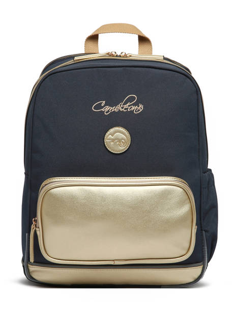 2-compartment Backpack Cameleon Blue vintage fantasy SO40 other view 7