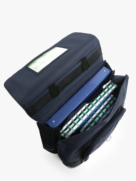 2-compartment Wheeled Satchel Tann's Blue les fantaisies g 42142 other view 3