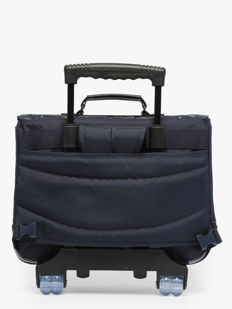 2-compartment Wheeled Satchel Tann's Blue les fantaisies g 42142 other view 5