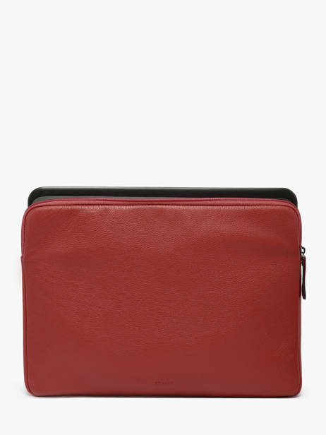 Leather Flandres 15'' Laptop Cover Etrier Red flandres EFLA8835 other view 1