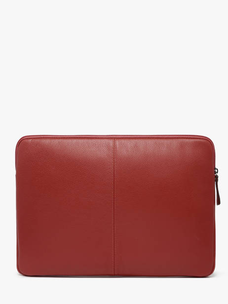 Leather Flandres 15'' Laptop Cover Etrier Red flandres EFLA8835 other view 2