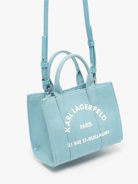 Sac Bandoulière Rsg Coton Karl lagerfeld Bleu rsg A1W50118 vue secondaire 2