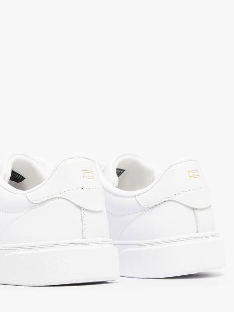 Sneakers En Cuir Tommy hilfiger Blanc women 8682YBS vue secondaire 3