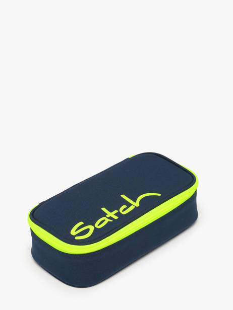 Pouch Satch Blue pencil case BSC other view 1