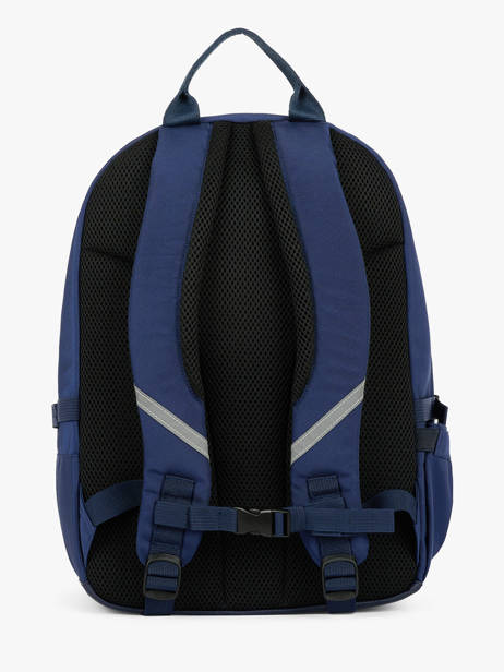 2-compartment Backpack Caramel et cie Blue boheme FI other view 4