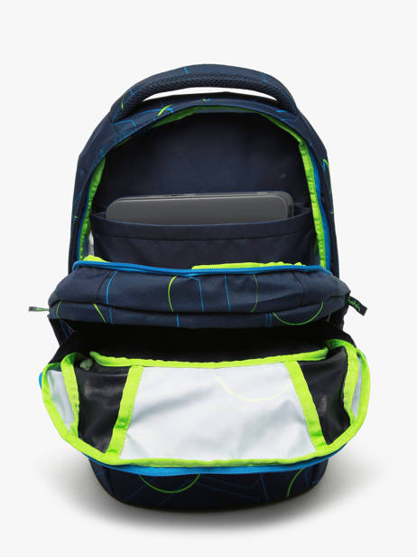 Backpack 2 Compartments Satch Blue pack SIN1 other view 2