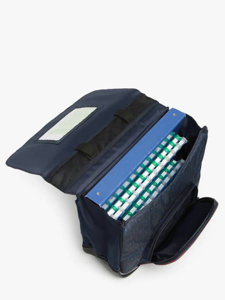 1 Compartment Satchel Tann's Blue les fantaisies g 35143 other view 3