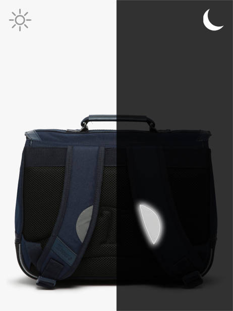 1 Compartment Satchel Tann's Blue les fantaisies g 35143 other view 5