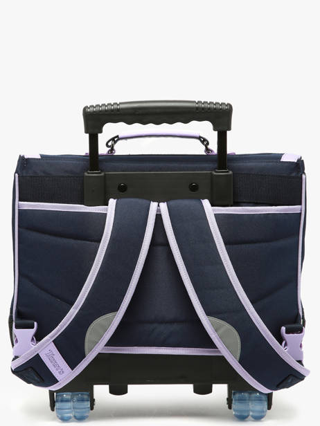 Wheeled Satchel Tann's Blue les fantaisies f 47274 other view 4