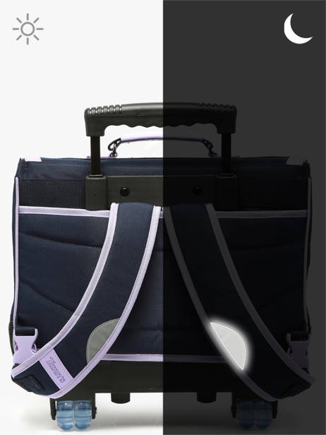 Wheeled Satchel Tann's Blue les fantaisies f 47274 other view 6