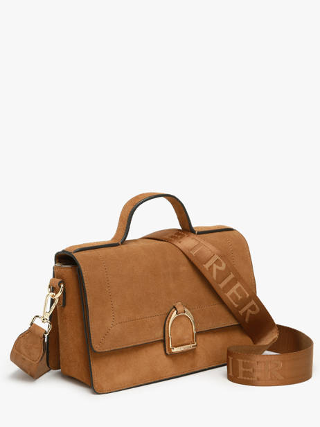 Crossbody Bag M Altesse Suede Etrier Brown altesse suede EASU048M other view 2