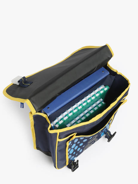 2-compartment Wheeled Satchel Real madrid Blue real 24BR203A other view 3