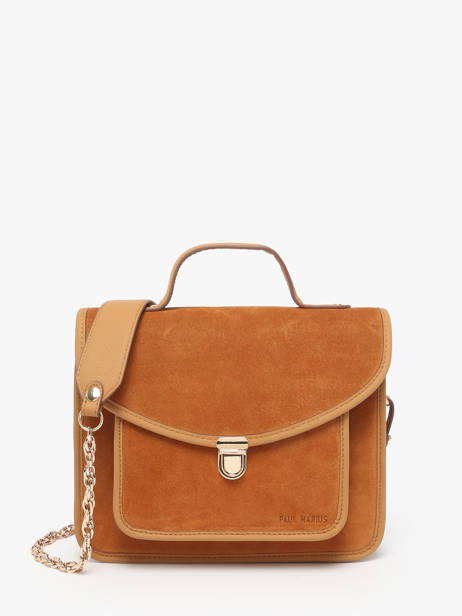 Sac Bandoulière La Suite Cuir Paul marius Marron la suite GEOR2SUI