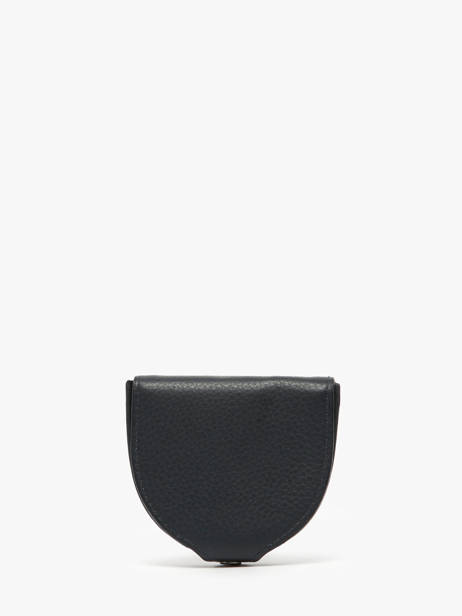 Coin Purse Leather Yves renard Blue foulonne 23816 other view 2