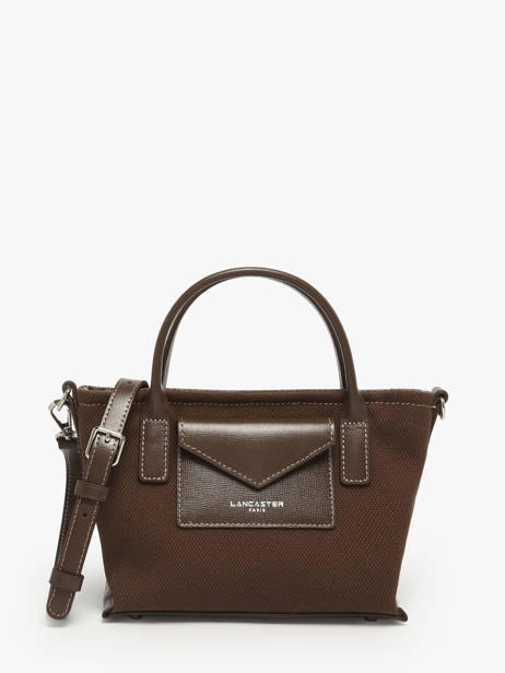 Shoulder Bag Canvas Kba Lancaster Brown canvas kba 49
