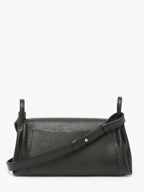 Sac Bandoulière Accordeon Double Cuir Lancaster Noir accordeon double 88 vue secondaire 4