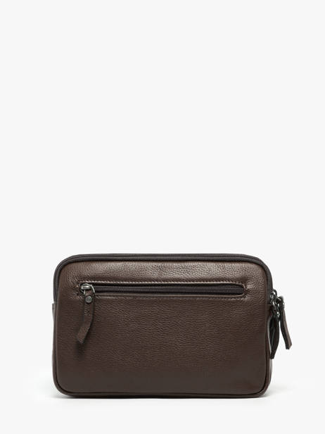 Pochette Homme Flandres Cuir Etrier Marron flandres EFLA733S vue secondaire 4