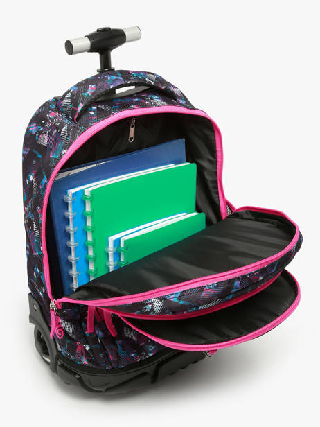 2-compartment Wheeled Schoolbag Cameleon Multicolor futur SR45 other view 3