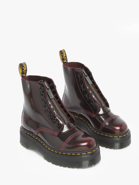 Boots Sinclair In Leather Dr martens Red women 25233600 other view 2