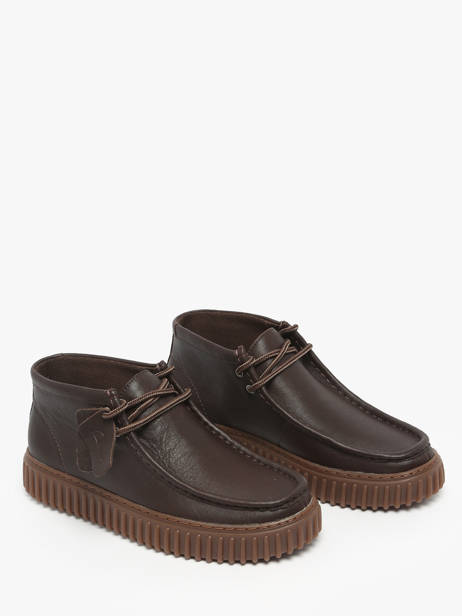 Chaussures Derbies Montante Torhill En Cuir Clarks Marron men 26183425 vue secondaire 2