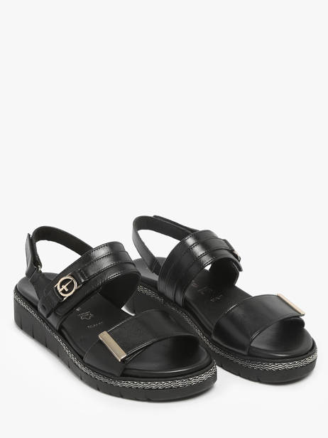 Sandals In Leather Tamaris Black women 44 other view 1