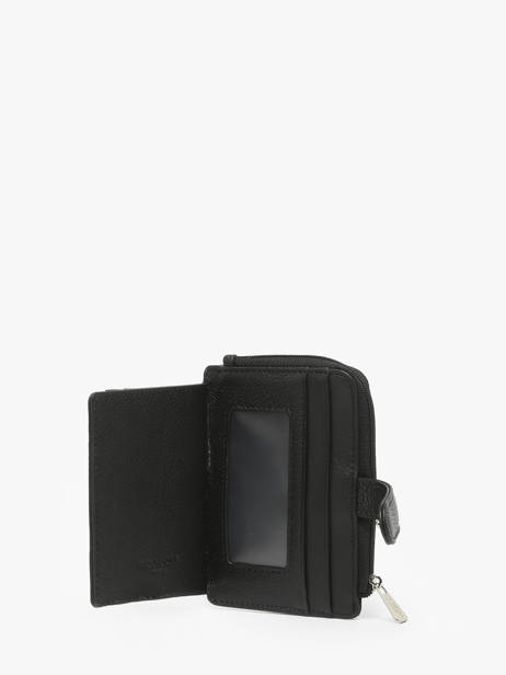 Coin Purse Leather Hexagona Black confort 468426 other view 1