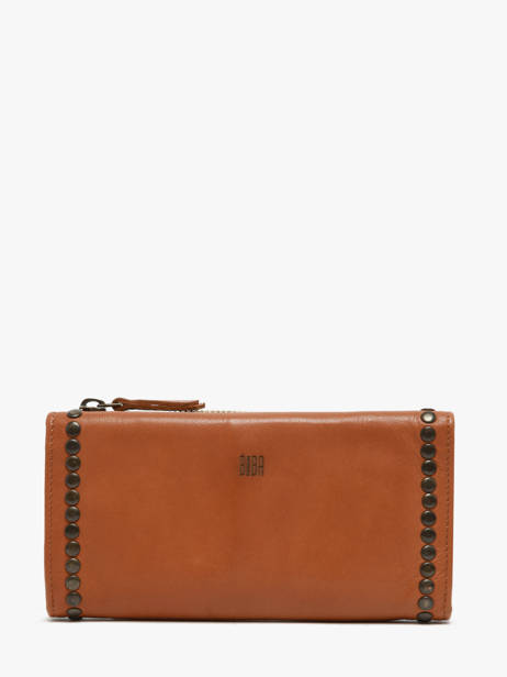 Leather Heritage Wallet Biba Brown heritage POR4L