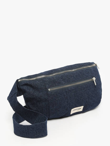 Recycled Cotton Orsel Belt Bag Rivedroite Blue timeless ORSELTIM other view 2
