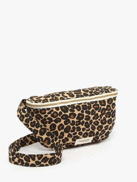 Recycled Coton Custine Belt Bag Rivedroite Brown forever wild CUSTIFOR other view 2