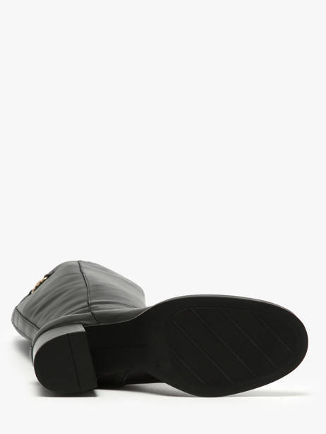 Heeled Boots In Leather Tommy hilfiger Black women 8865BDS other view 5