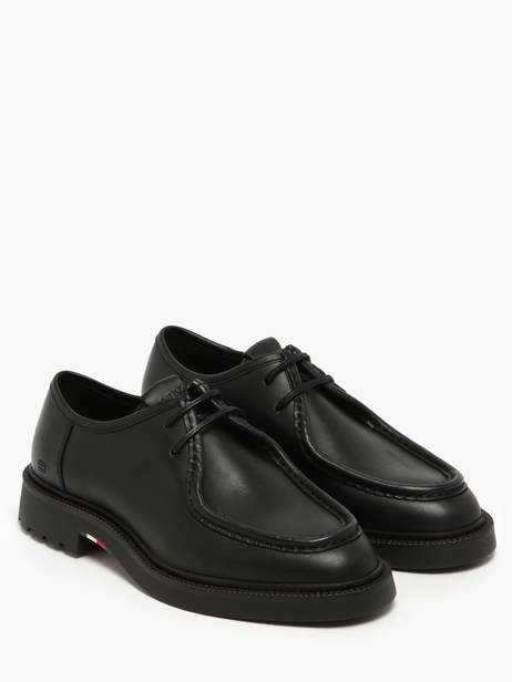 Chaussures Derbies En Cuir Tommy hilfiger Noir men 5588BDS vue secondaire 2