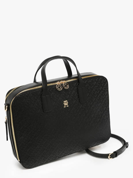 Porte Documents (main) Tommy hilfiger Noir th icon AW18003 vue secondaire 2