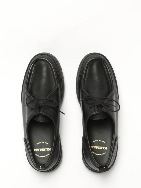 Chaussures Derbies En Cuir Kleman Noir men MAJOR vue secondaire 4
