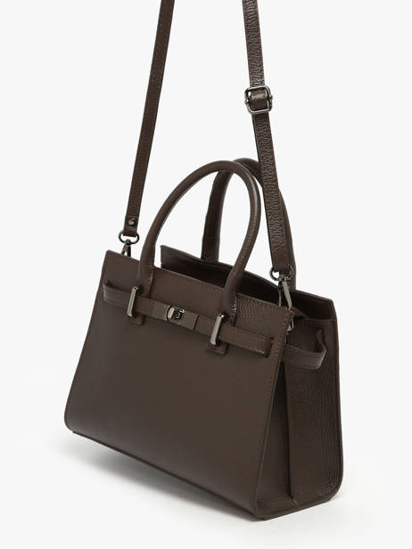 Handbag Caviar Leather Milano Brown caviar CA24063 other view 2