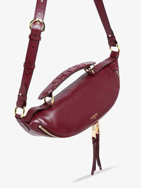 Sac Bandoulière S Origami Cuir Lancel Violet origami A12527 vue secondaire 2