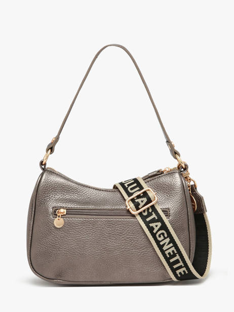 Shoulder Bag Pocket Lulu castagnette Silver pocket ZAHYNA other view 4