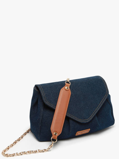 Medium Le Suzon Denim Brut Crossbody Bag Paul marius Blue denim brut SUZM2DEB other view 2