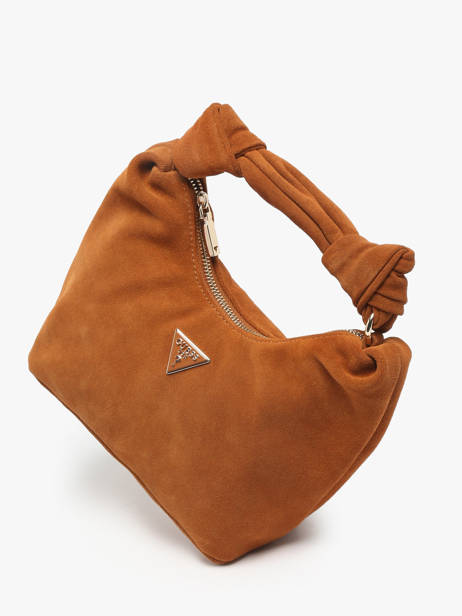 Sac à Main Isotta Aspect Daim Guess Marron isotta SG966001 vue secondaire 2