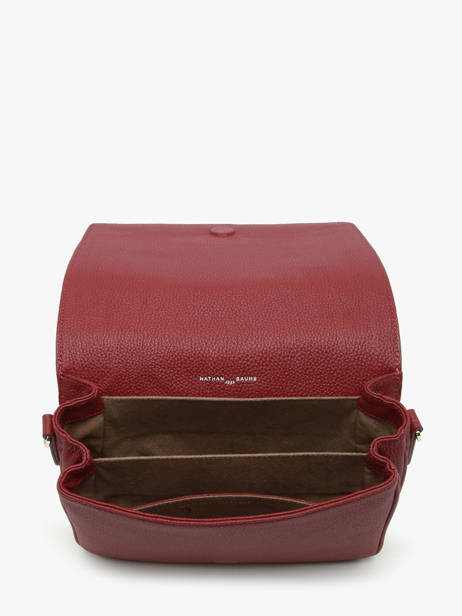 Leather Rotterdam Crossbody Bag Nathan baume Red mondrian 3 other view 3